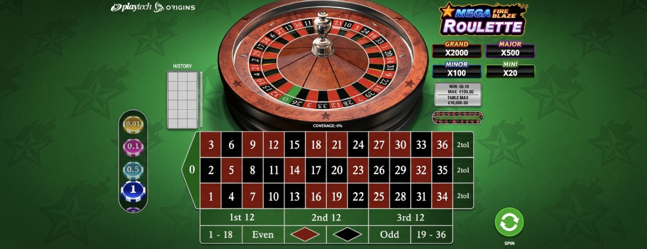 Mega Fire Blaze Roulette strategy